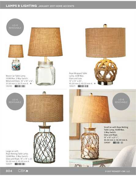 mason jar table lamp